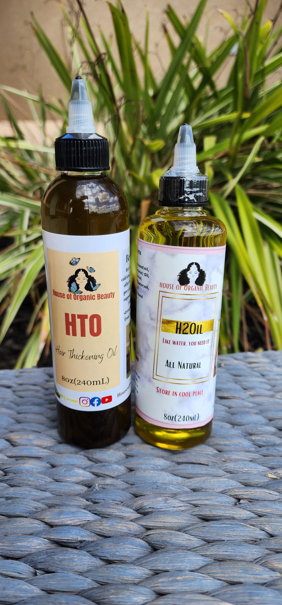 H2oil & HTO(Hair thickening oil) 8oz